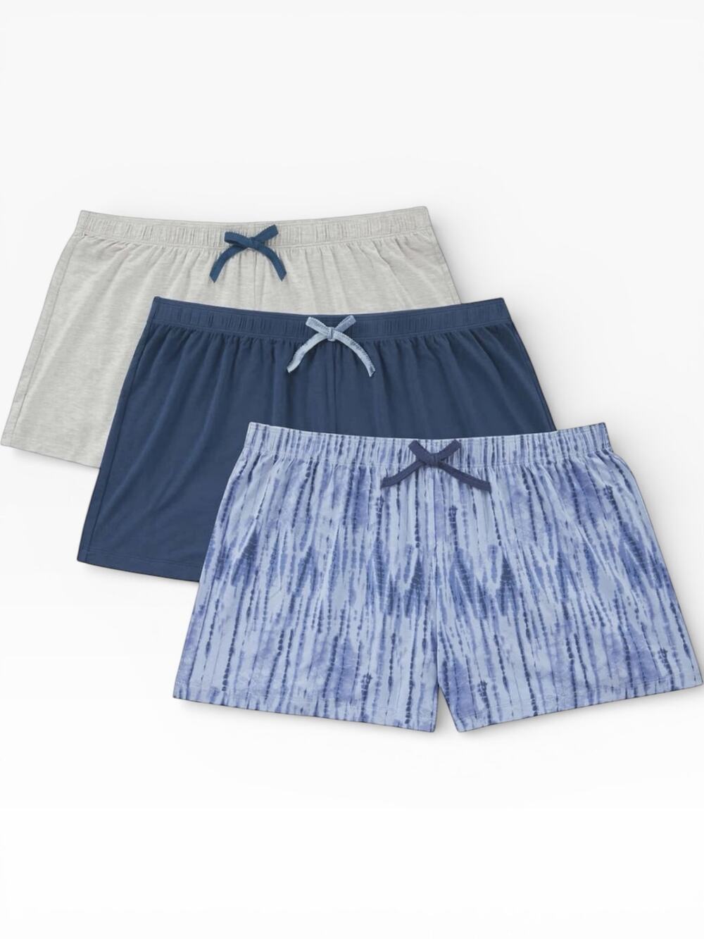 Jane and Bleecker Sleep Shorts Womens S 3 Pack Modal Lounge NWT